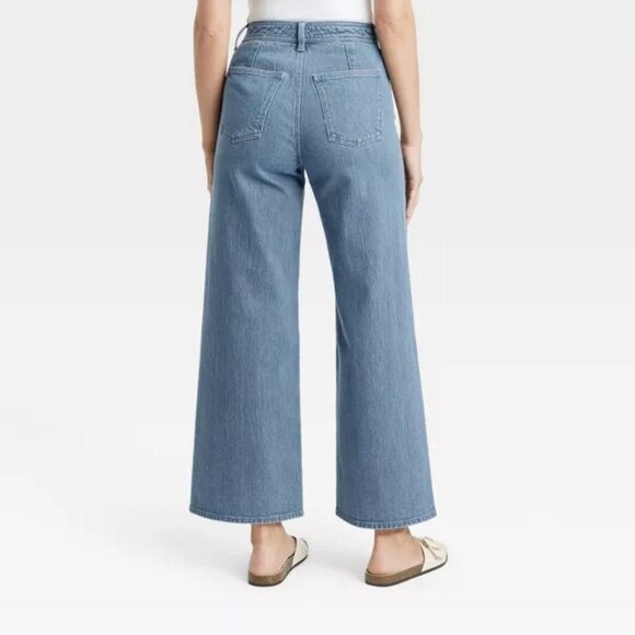Universal Thread Blue Flare & Wide Leg Jeans - Picture 2 of 4